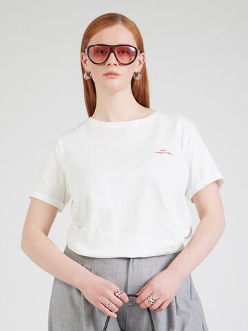 ONLY Carmakoma T-Shirt 'CARLEA' in Weiß: Vorderseite
