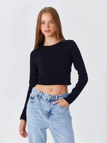 MixRayPulover 'Pullover' - crna boja