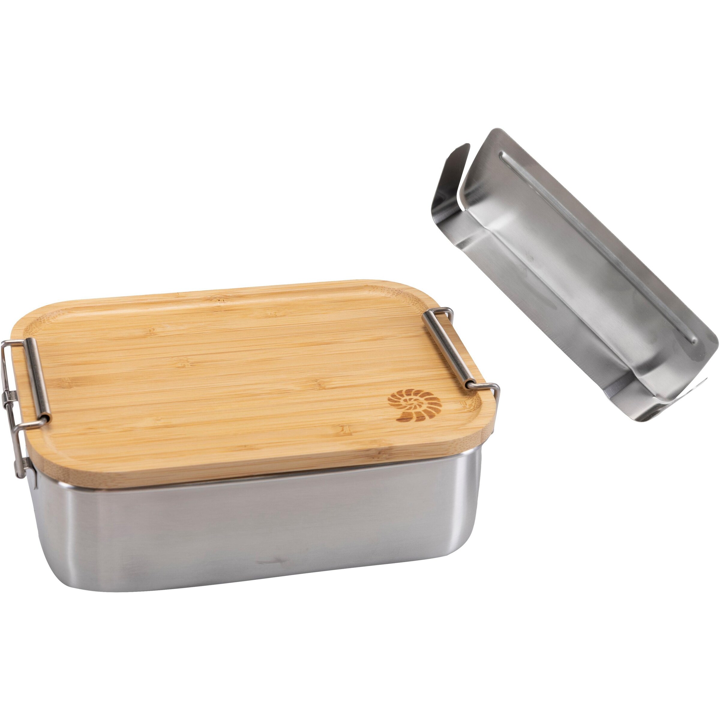 Origin Outdoors Storage Container 'Bamboo-Clip' in Brown
