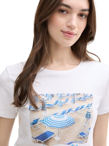 TOM TAILOR DENIM Shirt in White