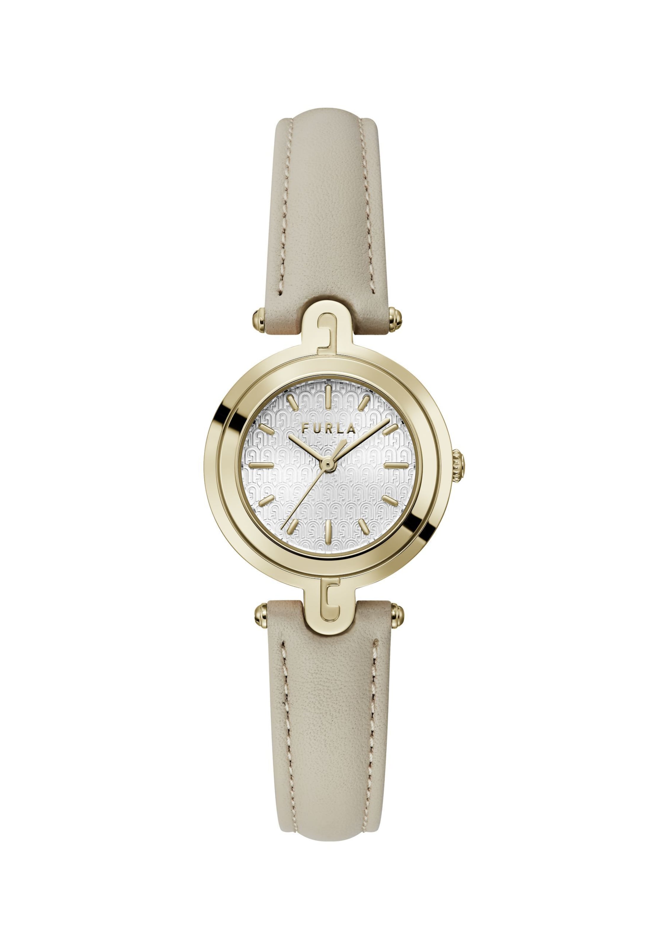 FURLA Analoginen kello 'Arch-Bar' värissä beige: etupuoli