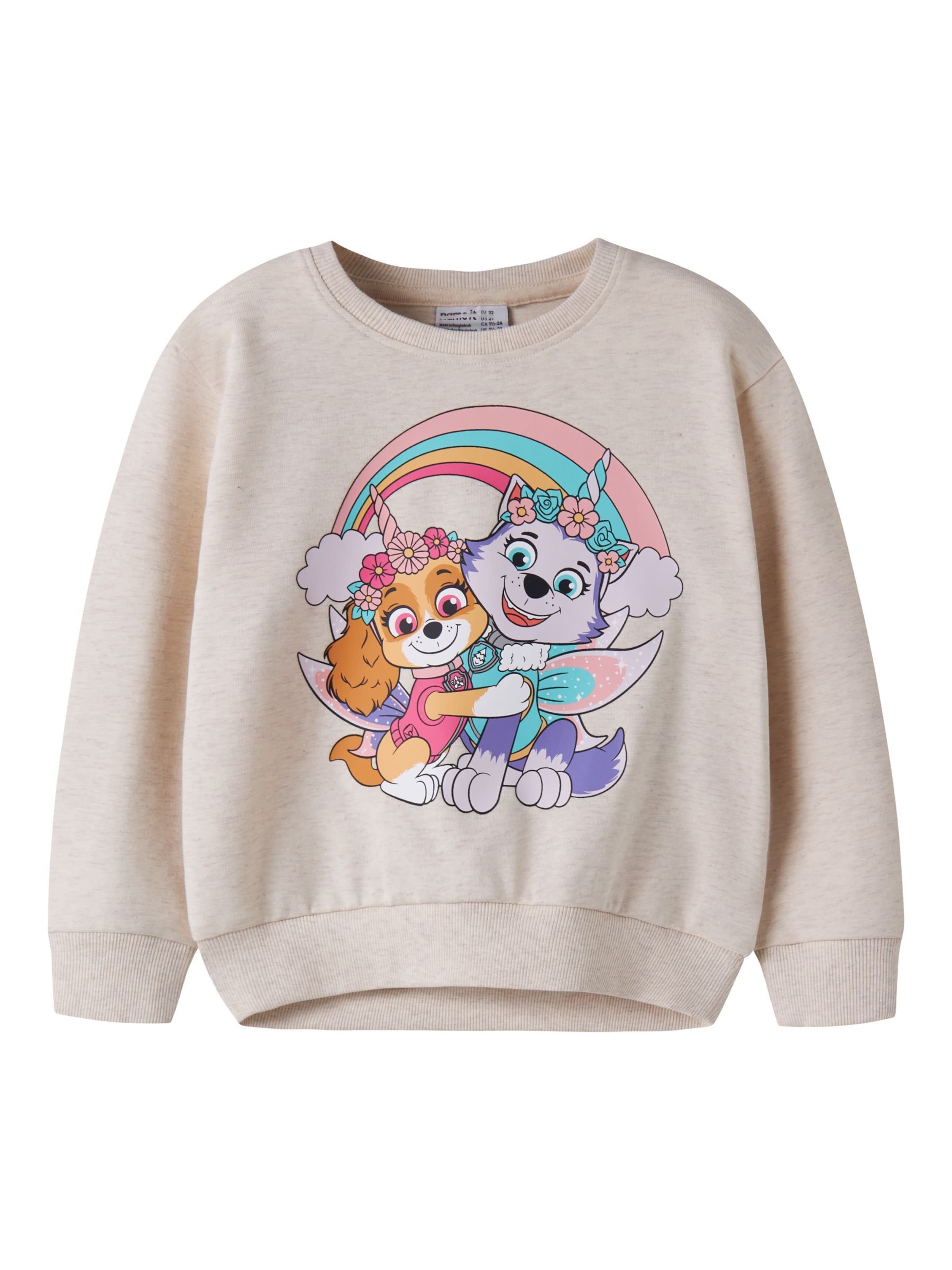 Sweat-shirt 'Paw Patrol' NAME IT en beige : devant
