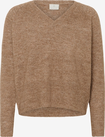 Pull-over 'KANiel' Kaffe en marron : devant