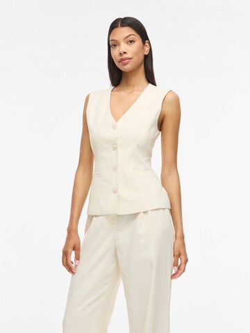 VILA - Chaleco para traje 'VIPockey' en beige: frente