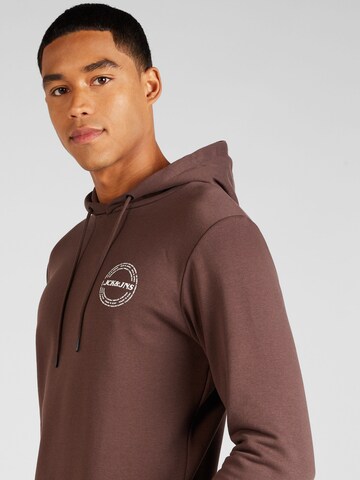 JACK & JONES Sweatshirt 'JAKE' in Brown