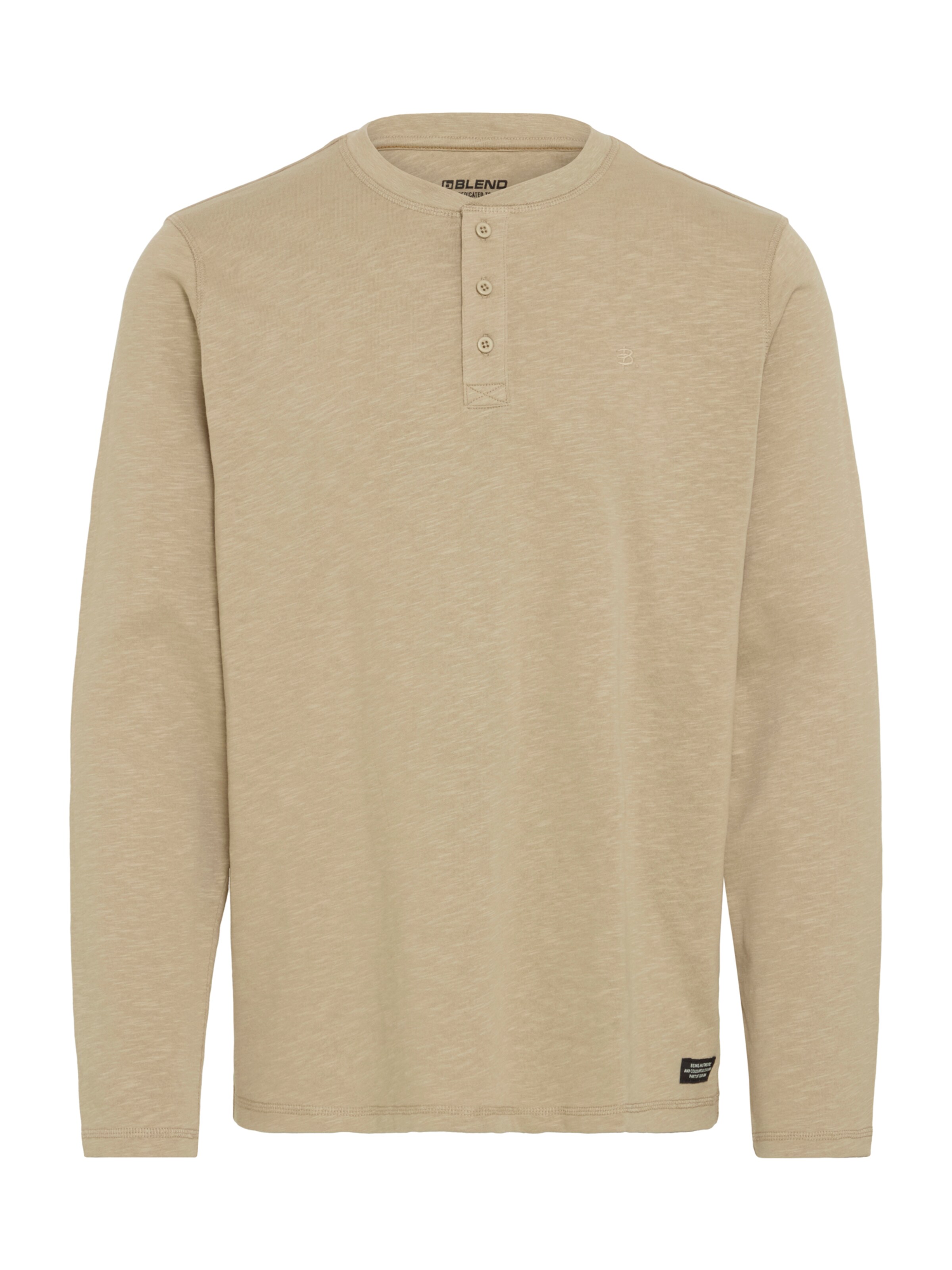 BLEND Shirt 'BHIBrat' in Beige: front