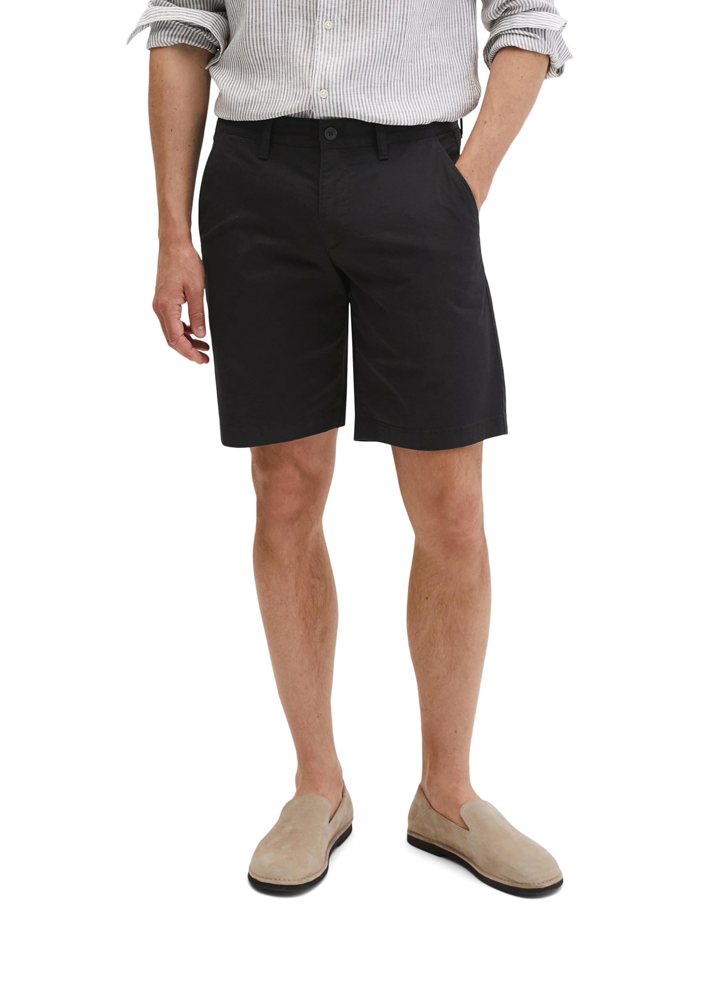 Marc O'Polo Regular Trousers ' Reso ' in Black: front