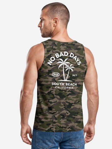 Neverless Shirt 'No Bad Days' in Green