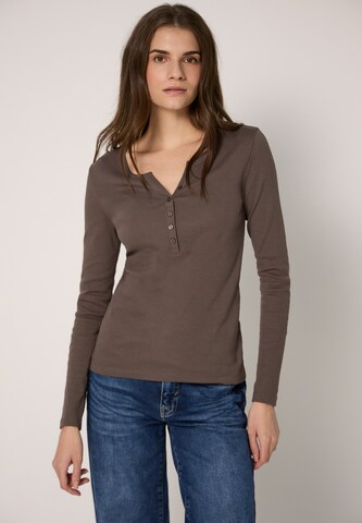 Street One Studio Shirt in Braun: Vorderseite