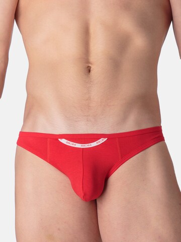 WOH Slip ' Sexy Fun Micro Briefs ' in Red: front