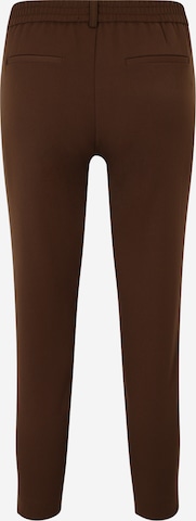 Coupe slim Pantalon 'LISA' OBJECT Petite en marron