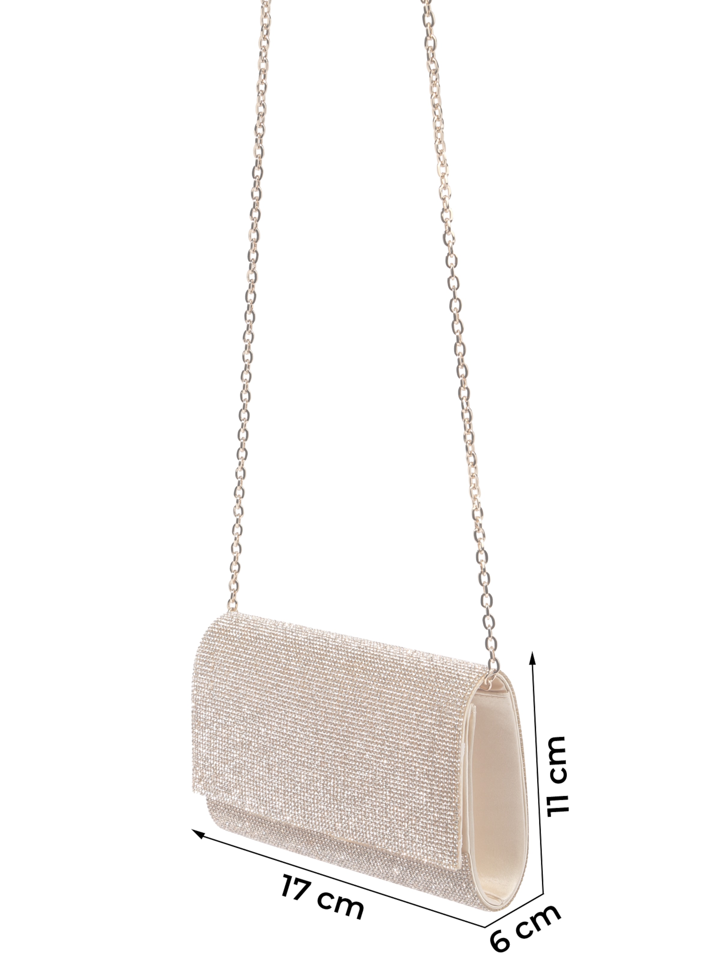 mascara Crossbody bag in Gold