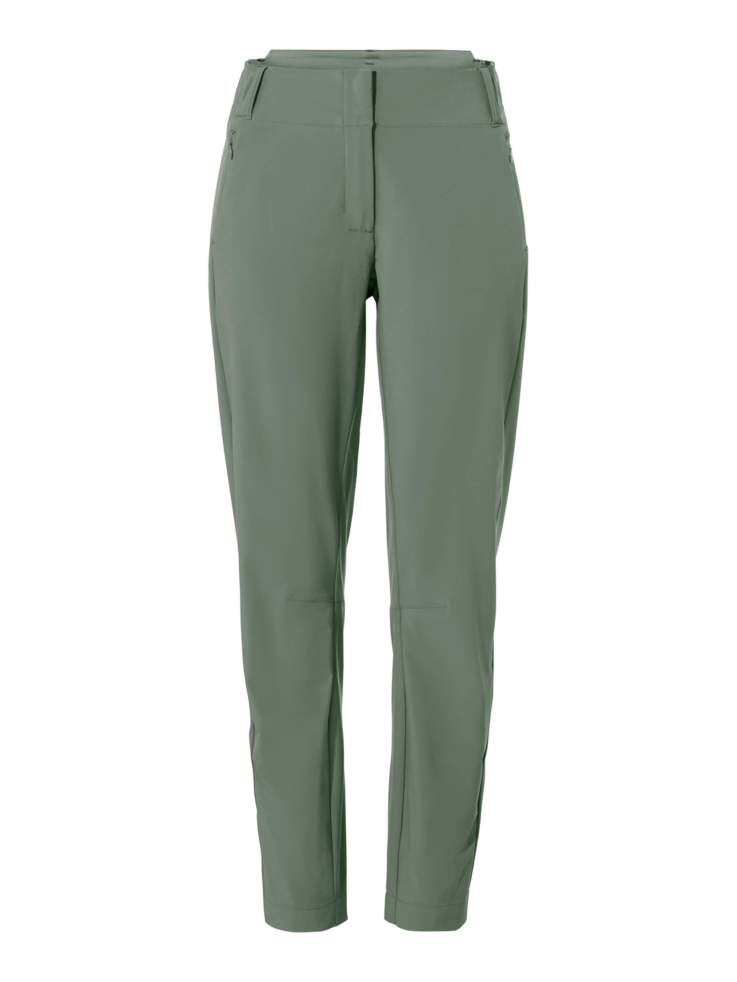 VAUDE Outdoor trousers 'Skomer III' in Green: front