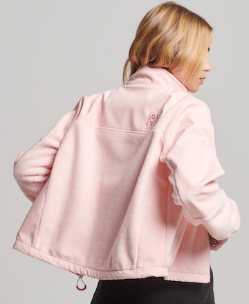 Giacca di pile 'Hybrid Trekker' di Superdry in rosa