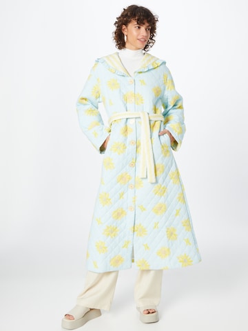 Helmstedt Between-seasons coat 'Himawari' in Blue: front