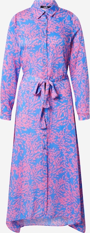 Robe-chemise Wallis en bleu : devant