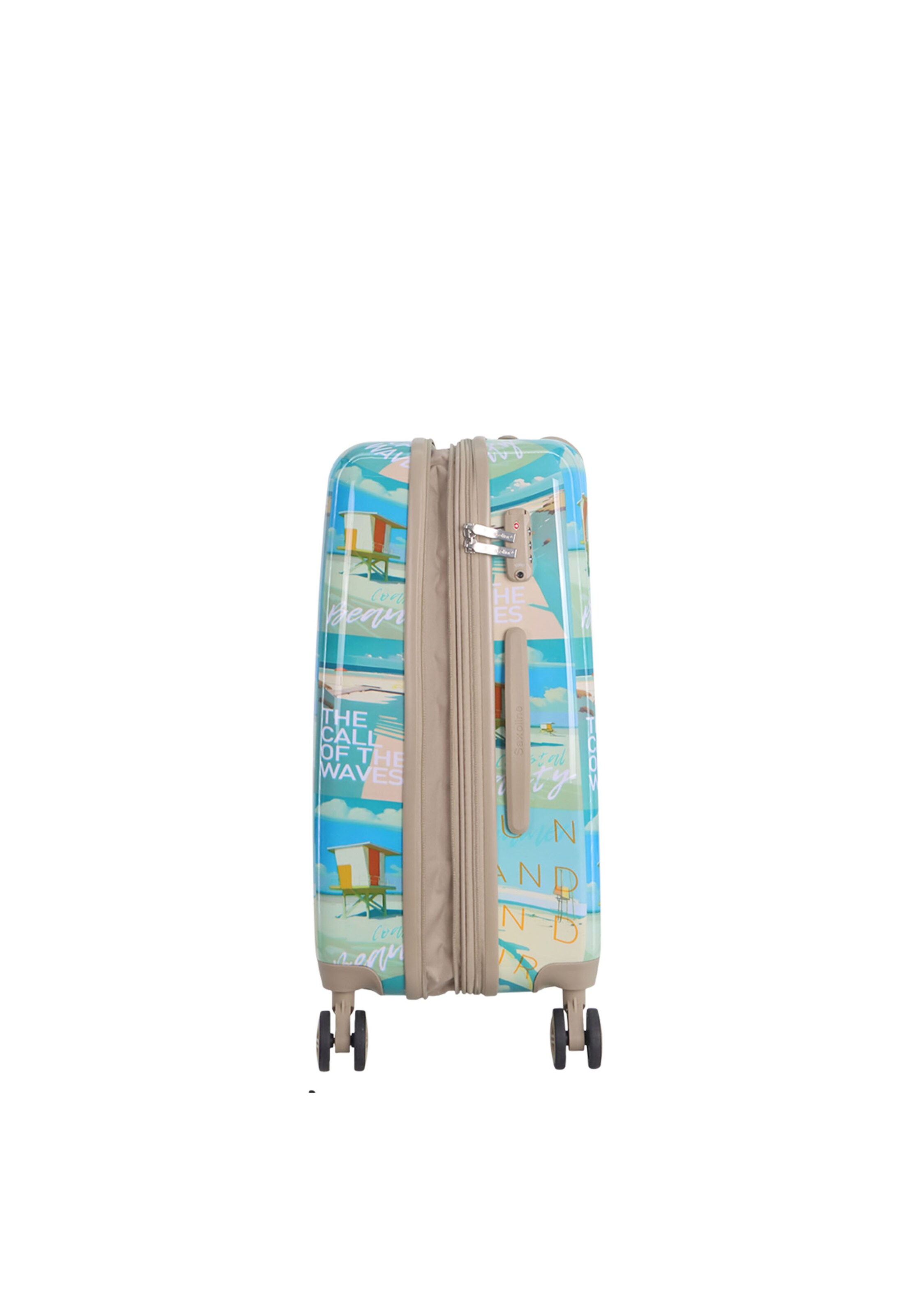 Saxoline Suitcase 'Coastal Beauty' in Mixed colors
