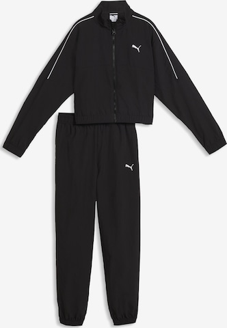 PUMA Sports Suit in Black: front