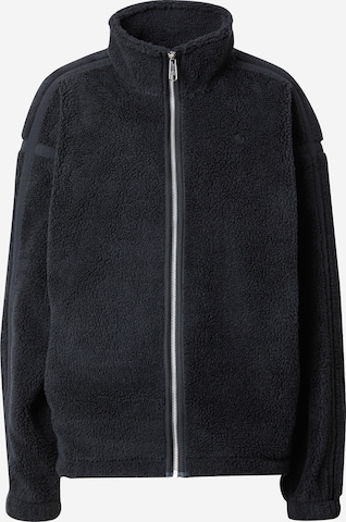 ADIDAS ORIGINALSFlis jakna - crna boja: prednji dio
