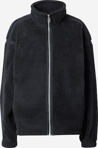 Veste en polaire ADIDAS ORIGINALS en noir : devant