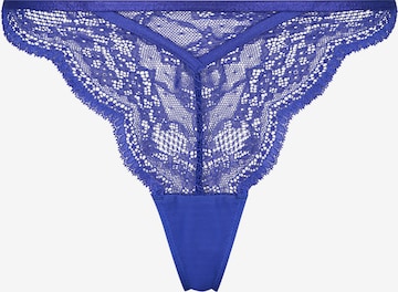 Hunkemöller String 'Isabelle' in Blauw: voorkant