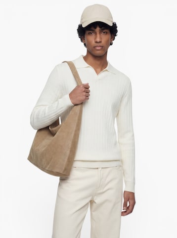 Pullover 'SLHTORINO' di SELECTED in beige: frontale