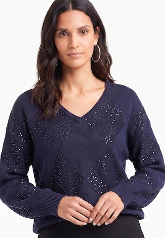 Pull-over usha BLACK LABEL en bleu