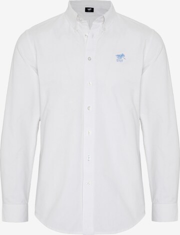 Polo Sylt Regular fit Button Up Shirt in White: front