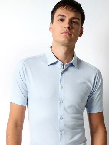 Coupe slim Chemise DESOTO en bleu