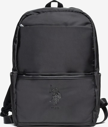 U.S. POLO ASSN. Backpack in Black: front
