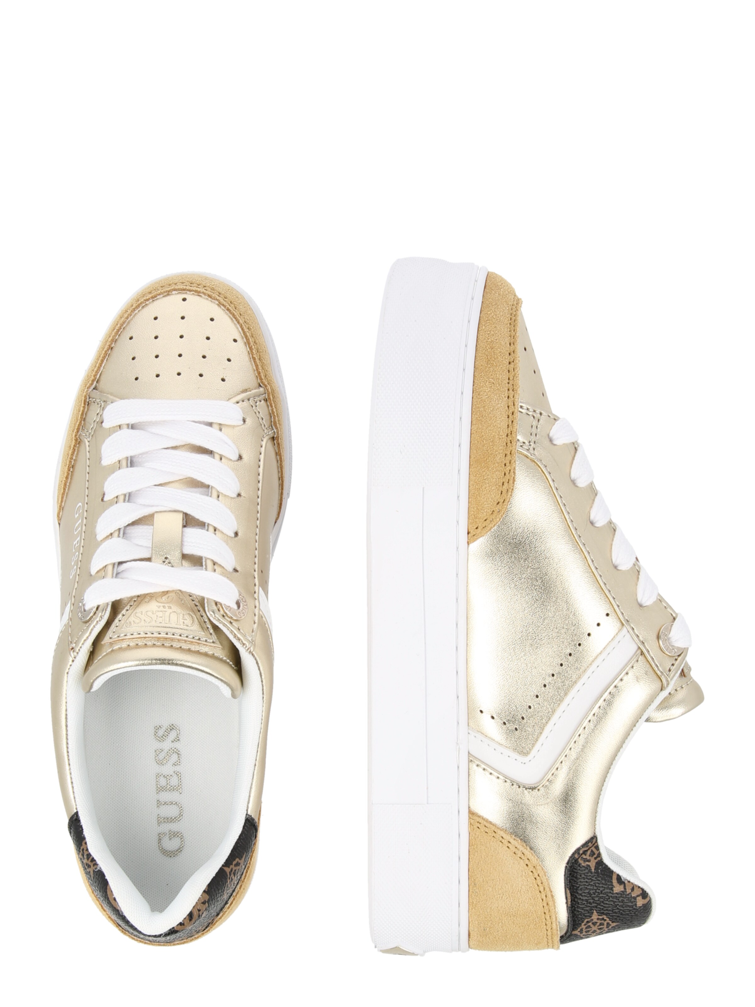 GUESS - Zapatillas deportivas bajas 'GILAX2' en plata