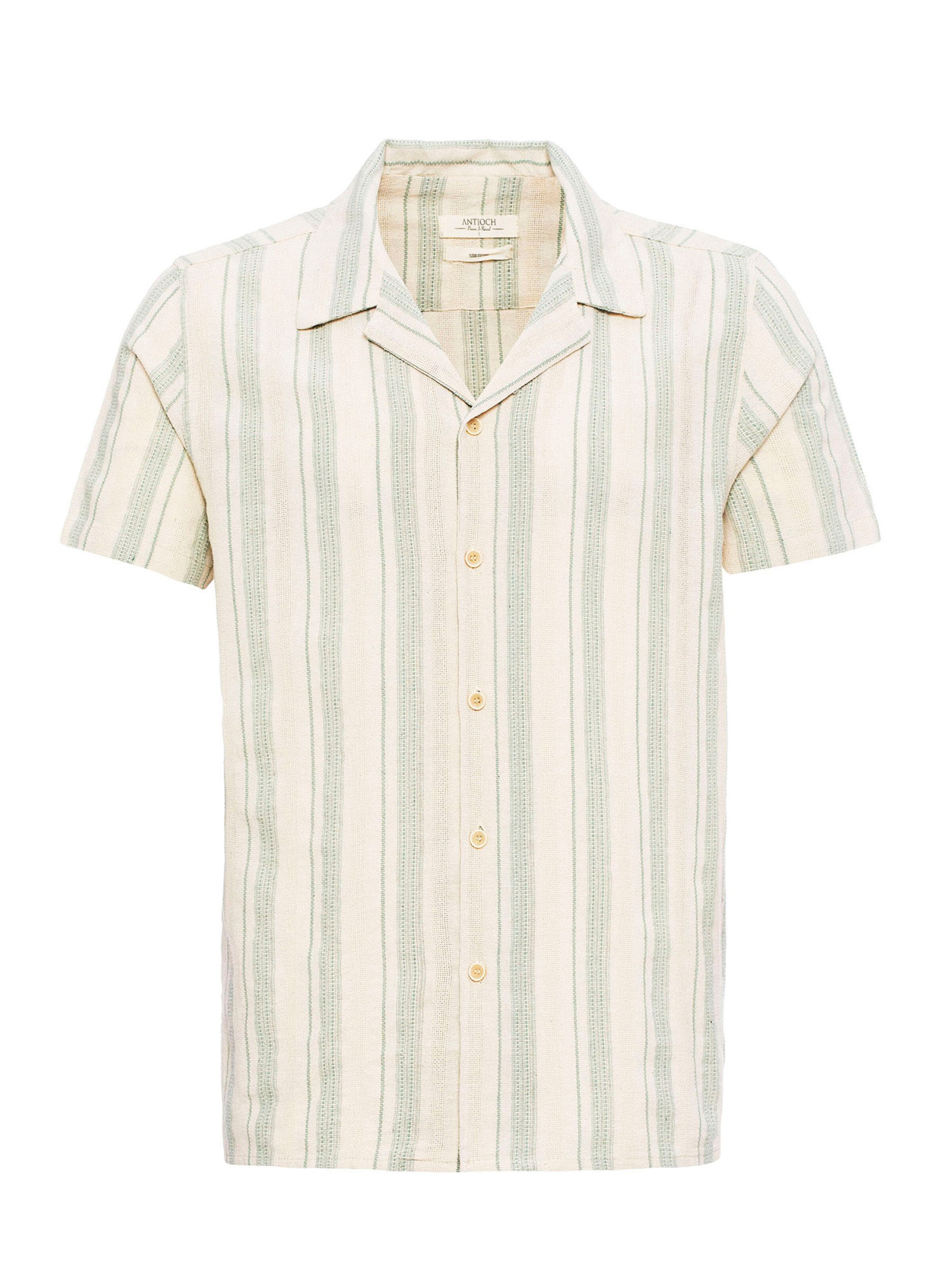 Antioch - Ajuste regular Camisa en beige: frente