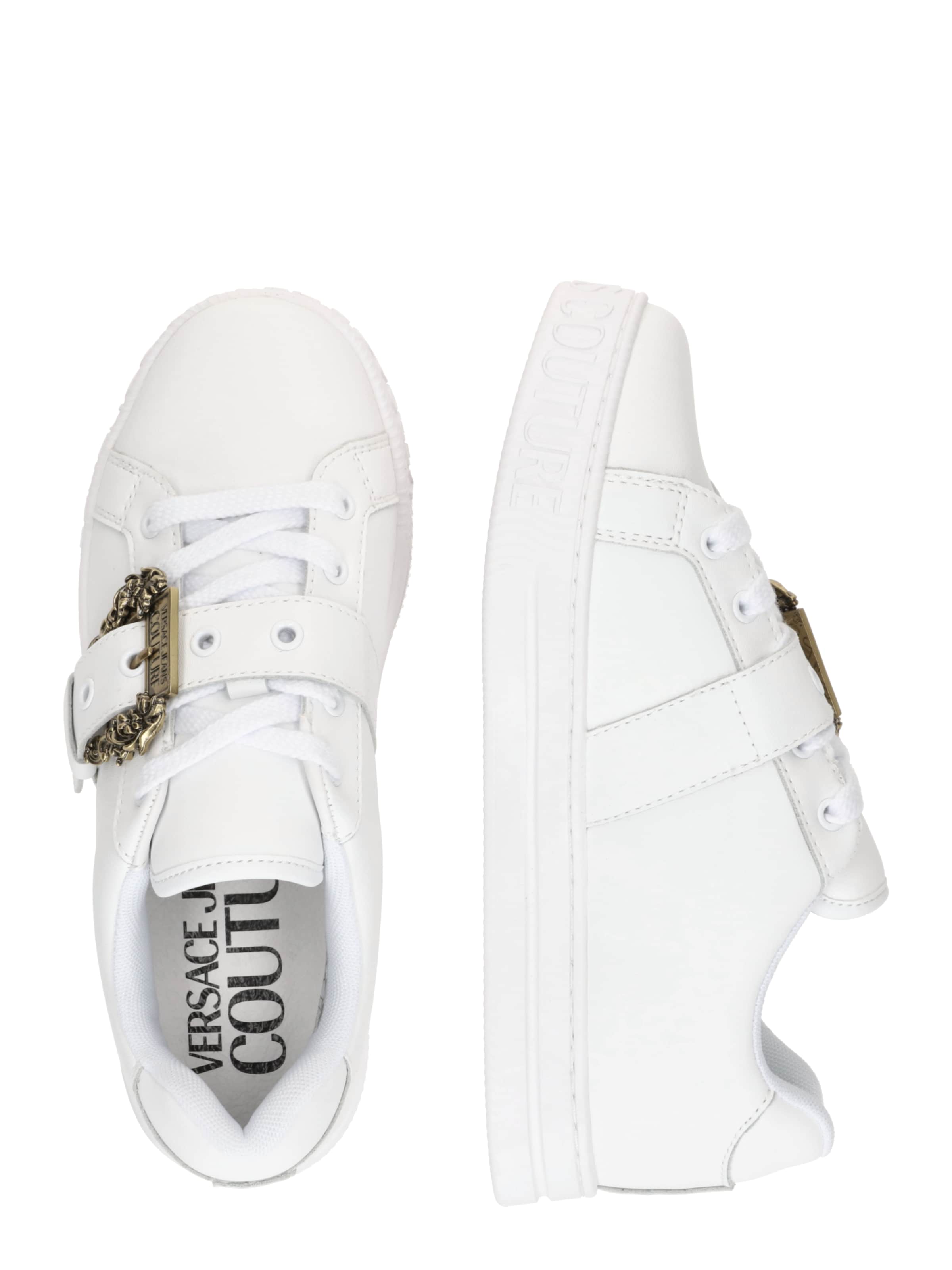 Versace Jeans Couture Trampki niskie w kolorze biały