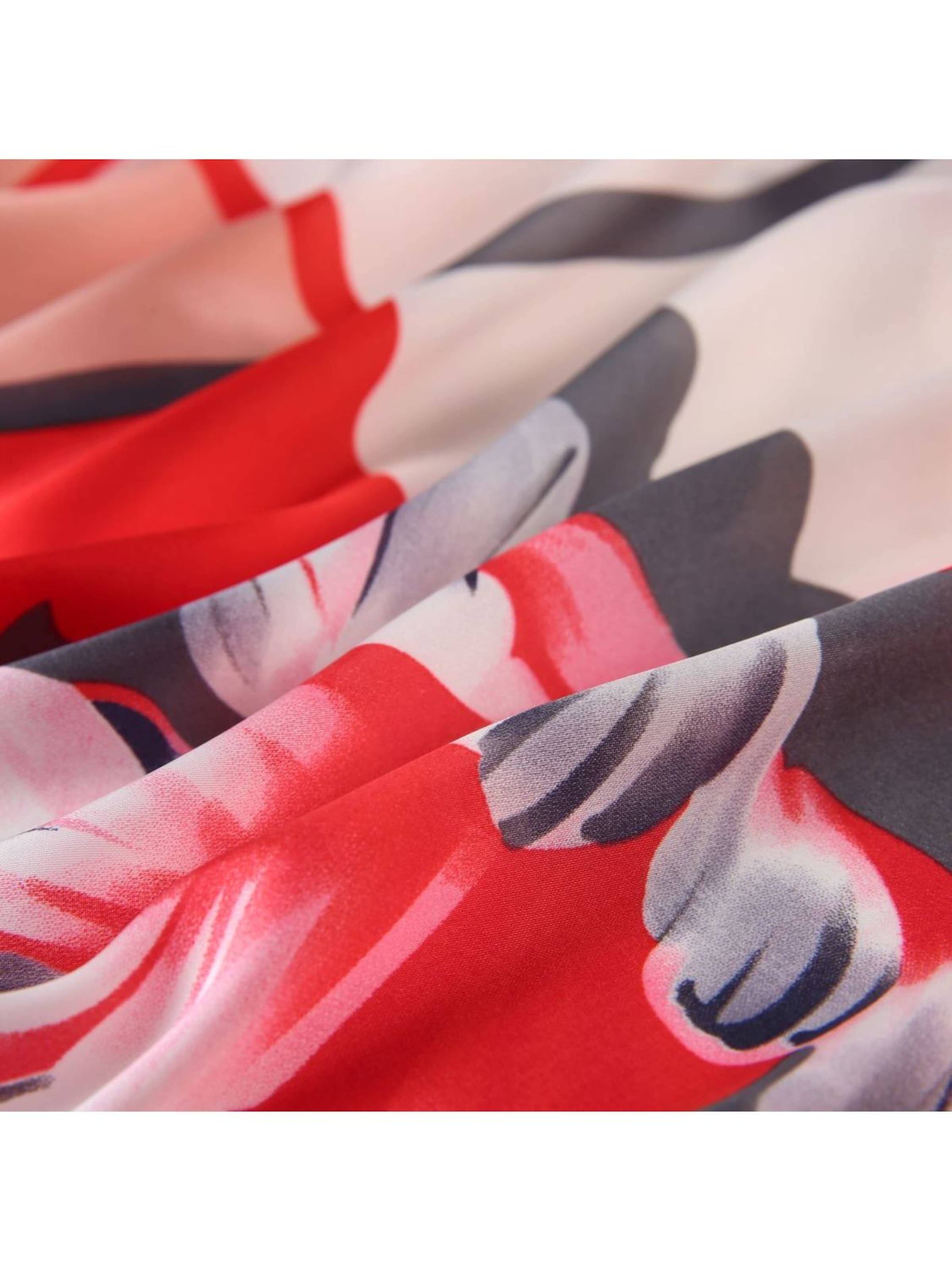 alberto cabale - Chal 'Springflower Zoé' en rojo