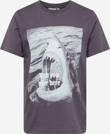 DEDICATED. Shirt 'Stockholm Wish You Were Here' in Grey: front