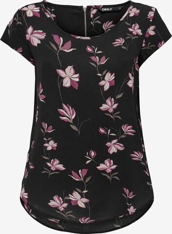 ONLY Blouse 'Vic' in Zwart: voorkant