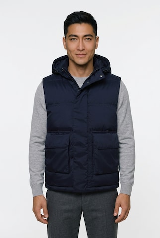 Pioneer Authentic Jeans Vest in Blue: front