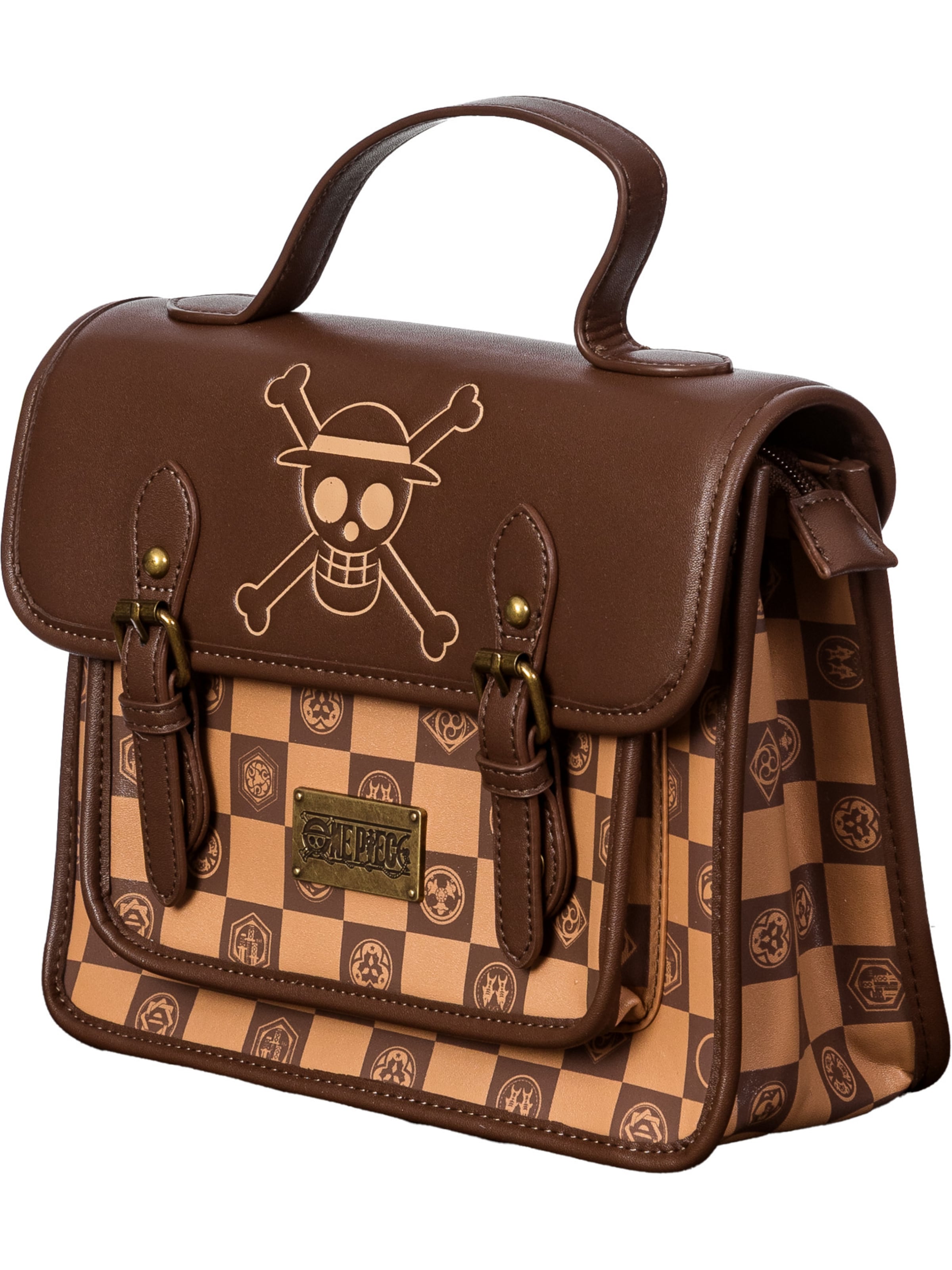 One Piece Bag 'Chess-Satchel' in Brown: front