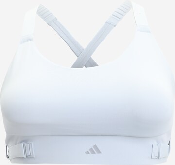 ADIDAS PERFORMANCE Bustier Biustonosz sportowy 'FastImpact Luxe' w kolorze niebieski: przód