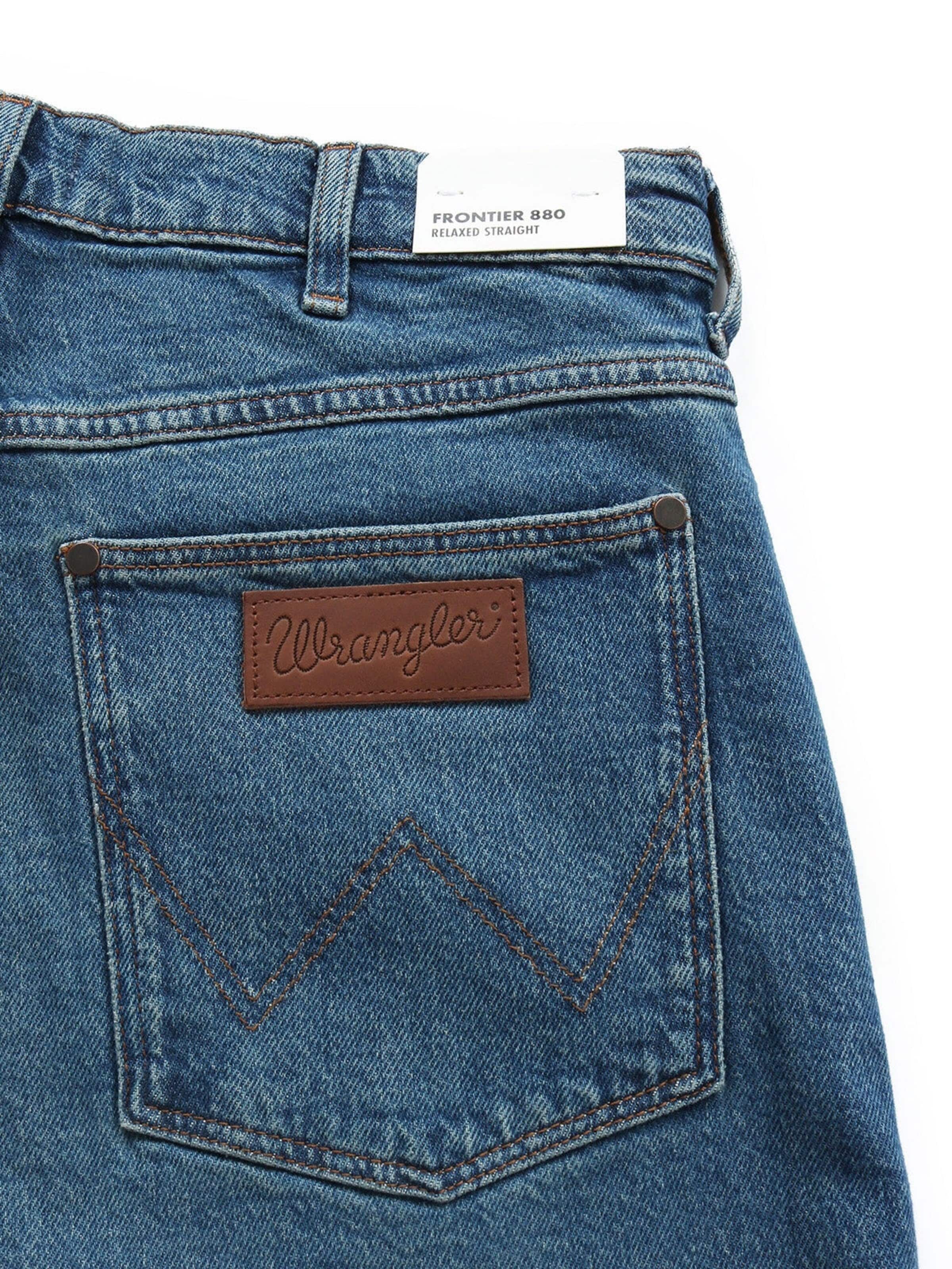 WRANGLER - Loosefit Calças de ganga 'RELAXED FRONTIER' em azul