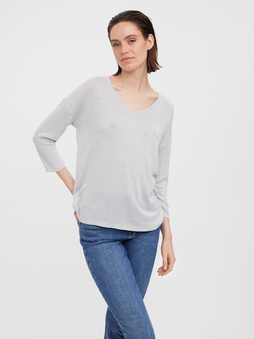 VERO MODA Pullover 'BRIANNA' i grå: forside