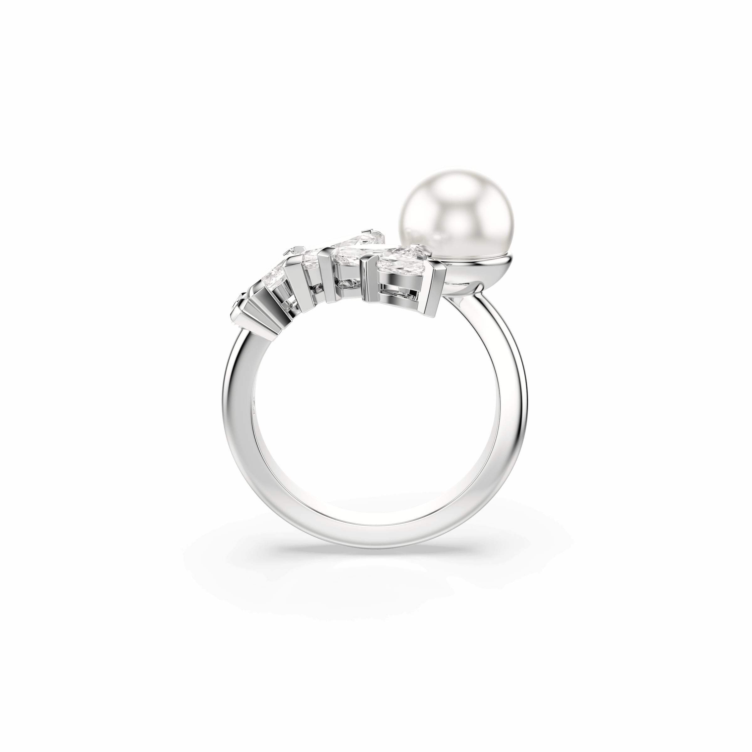 Swarovski Δαχτυλίδι 'MESMERA' σε ασημί