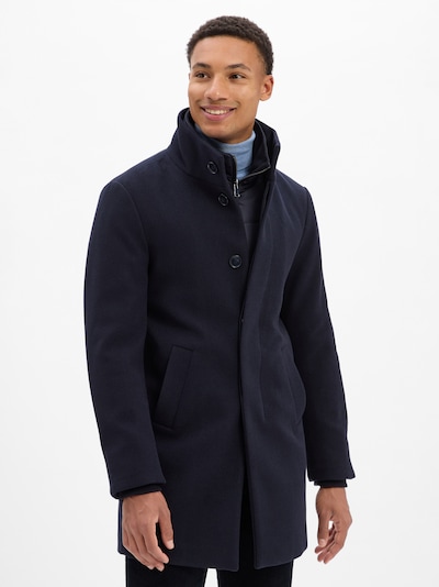 Finshley & Harding Manteau mi-saison 'Clarington' en marine, Vue avec produit
