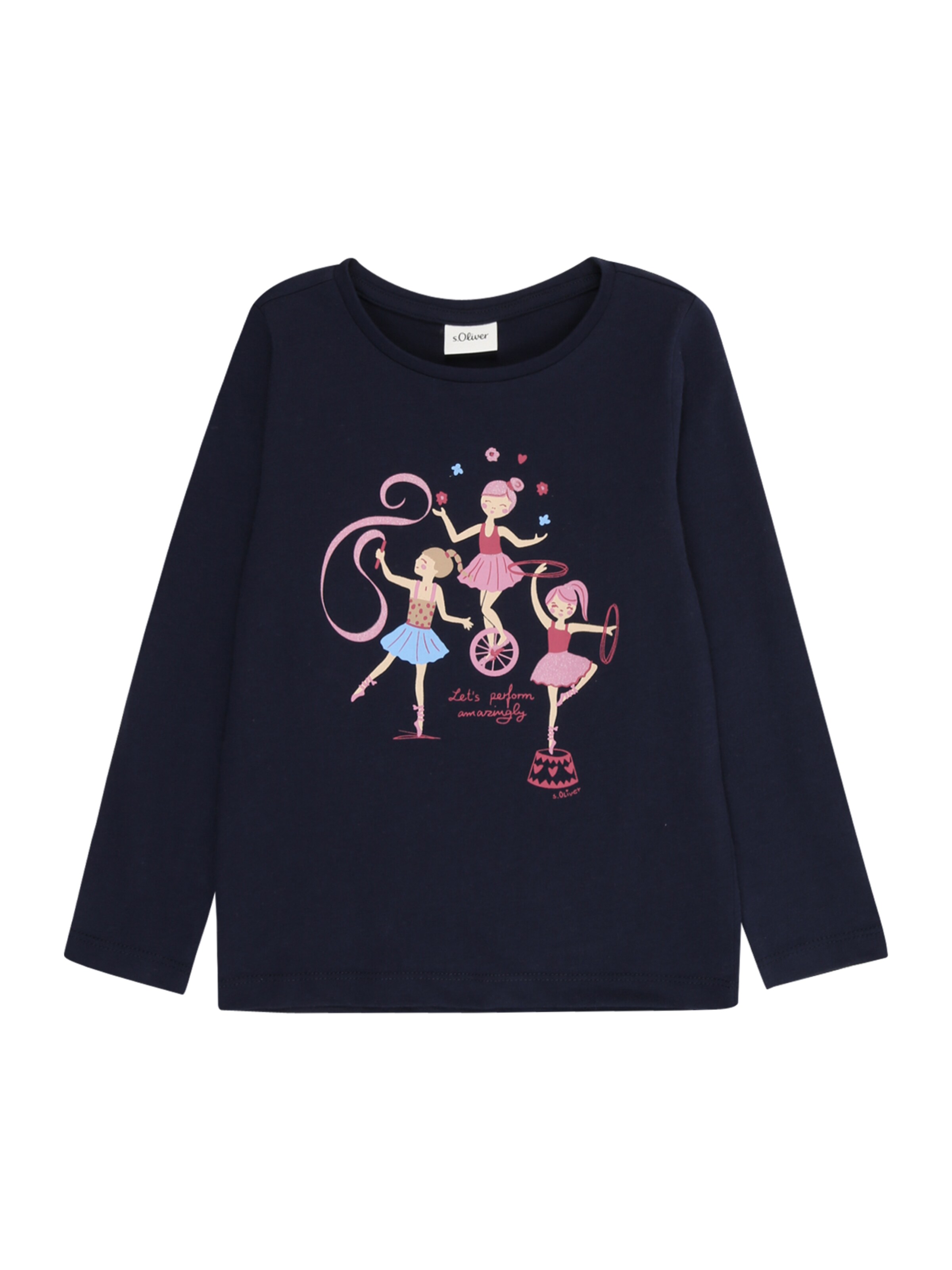 s.Oliver Shirt in Blauw: voorkant