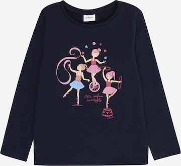 T-Shirt s.Oliver en bleu : devant