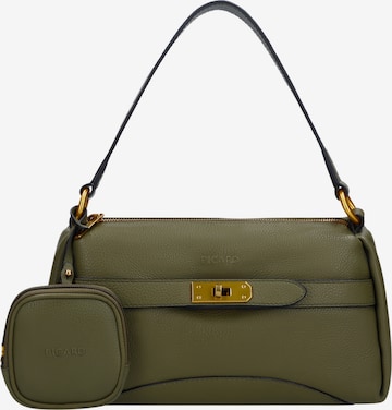 Picard Schultertasche 'Odeon' in Grün: Vorderseite