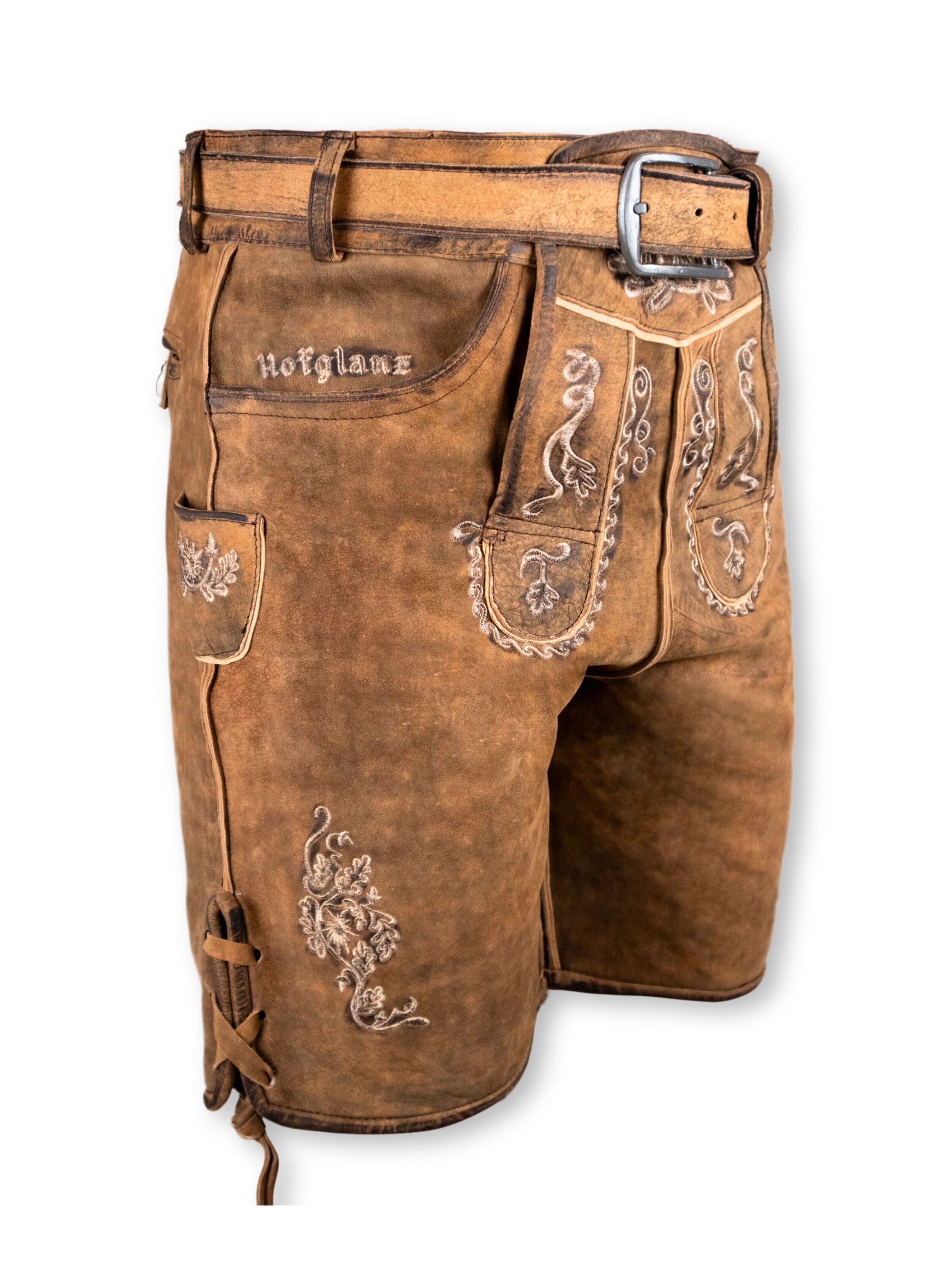 Hofglanz Regular Traditional Pants in Brown: front