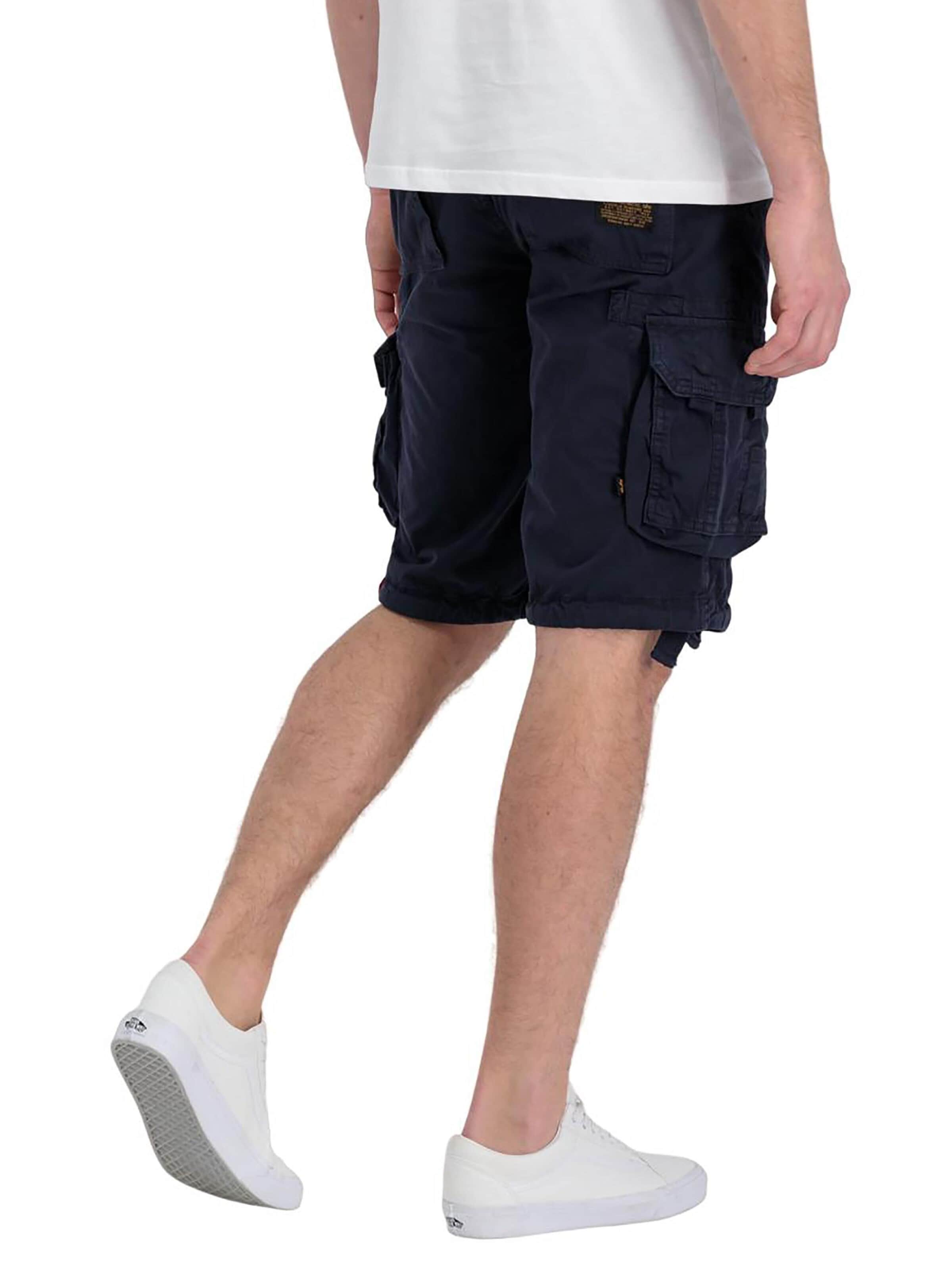 ALPHA INDUSTRIES Regular Cargohose 'Jet'‌‌‌ in Blau