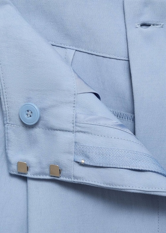 MANGO Wide Leg Hose 'Lirica' in Blau