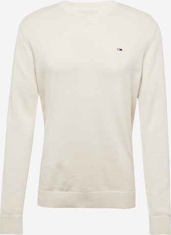 Tommy Jeans Свитер 'ESSENTIAL' в Бежевый: спереди